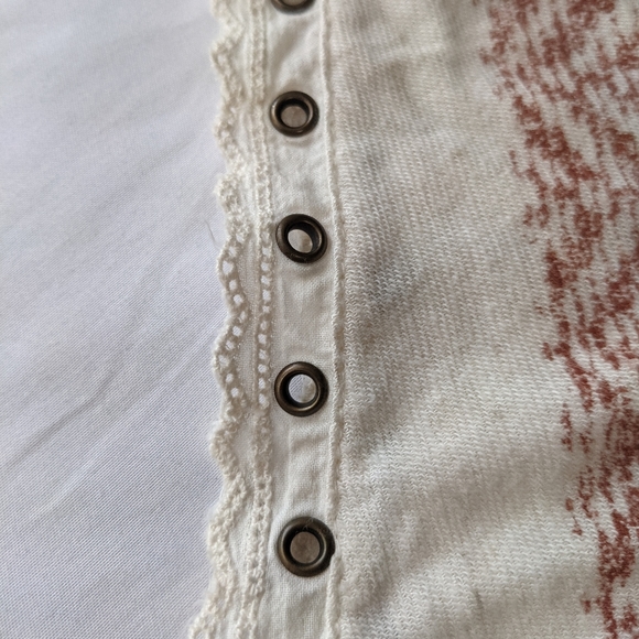 LUCKY BRAND Striped elbow length sleeve Top - Picture 11 of 11